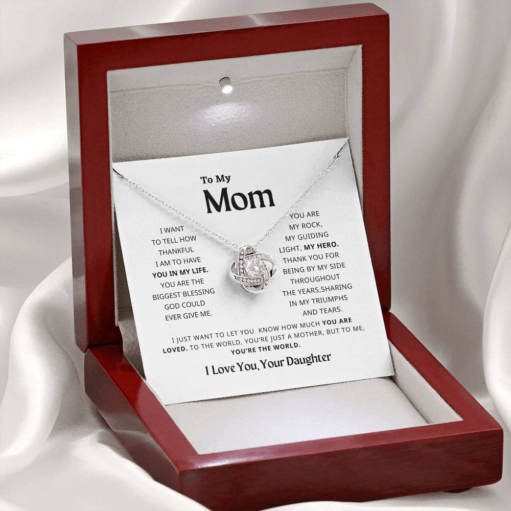 Mom - My Guiding Light - Necklace