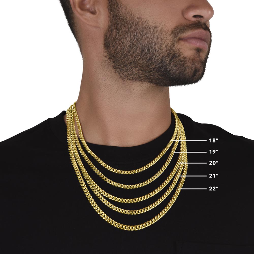 To My Dad – Thank You For Everything - Cuban Link Chain