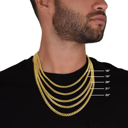 To My Dad – Thank You For Everything - Cuban Link Chain