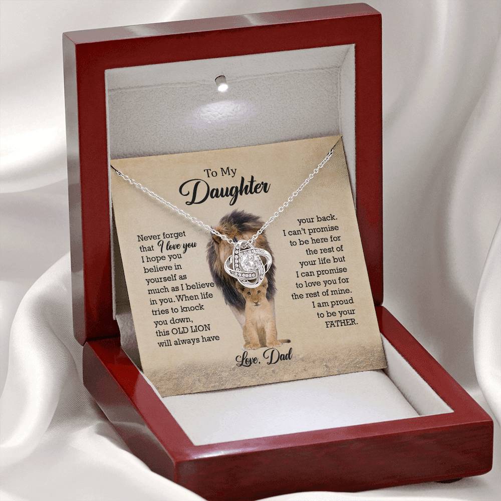 Gift for daughter - Proud father - Necklace
