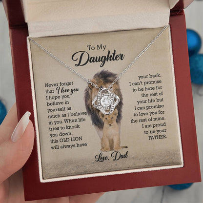 Gift for daughter - Proud father - Necklace