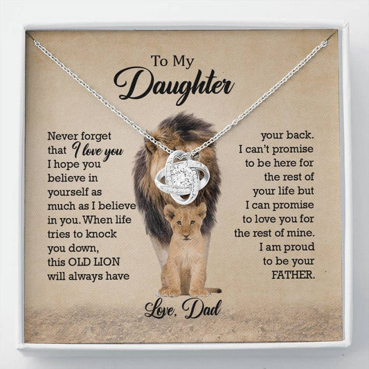 Gift for daughter - Proud father - Necklace