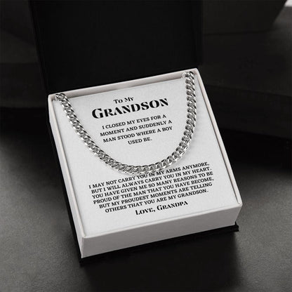 Grandson - Proudest Moments - Cuban Link Chain
