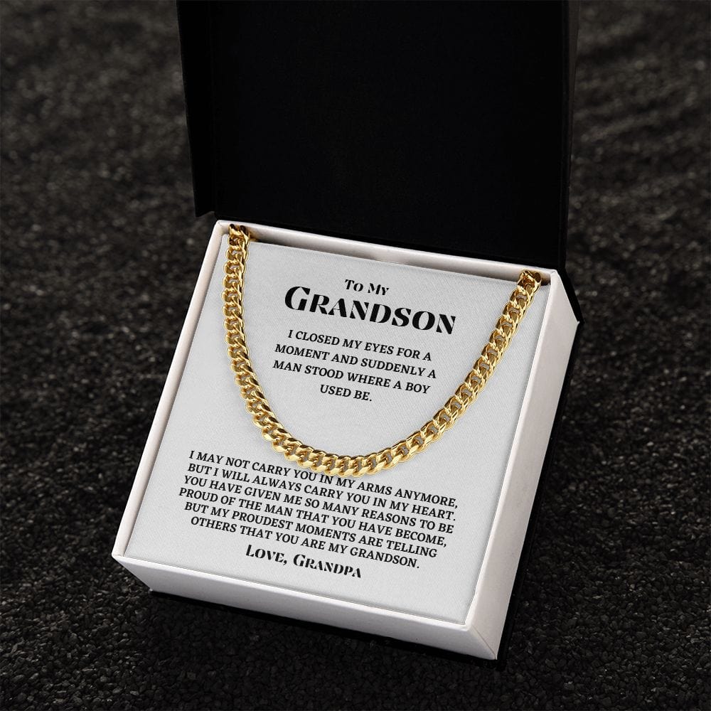 Grandson - Proudest Moments - Cuban Link Chain