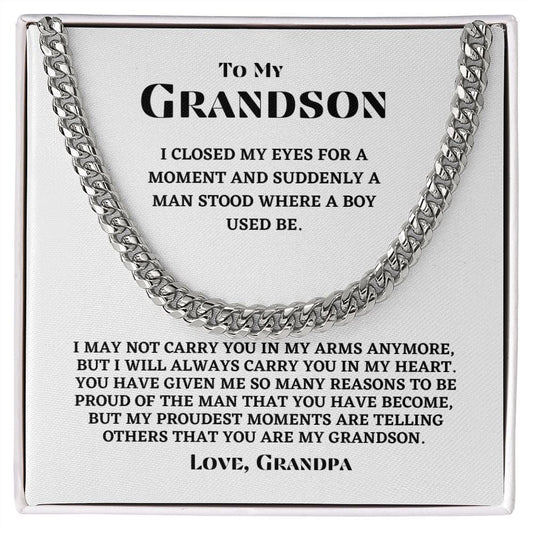 Grandson - Proudest Moments - Cuban Link Chain