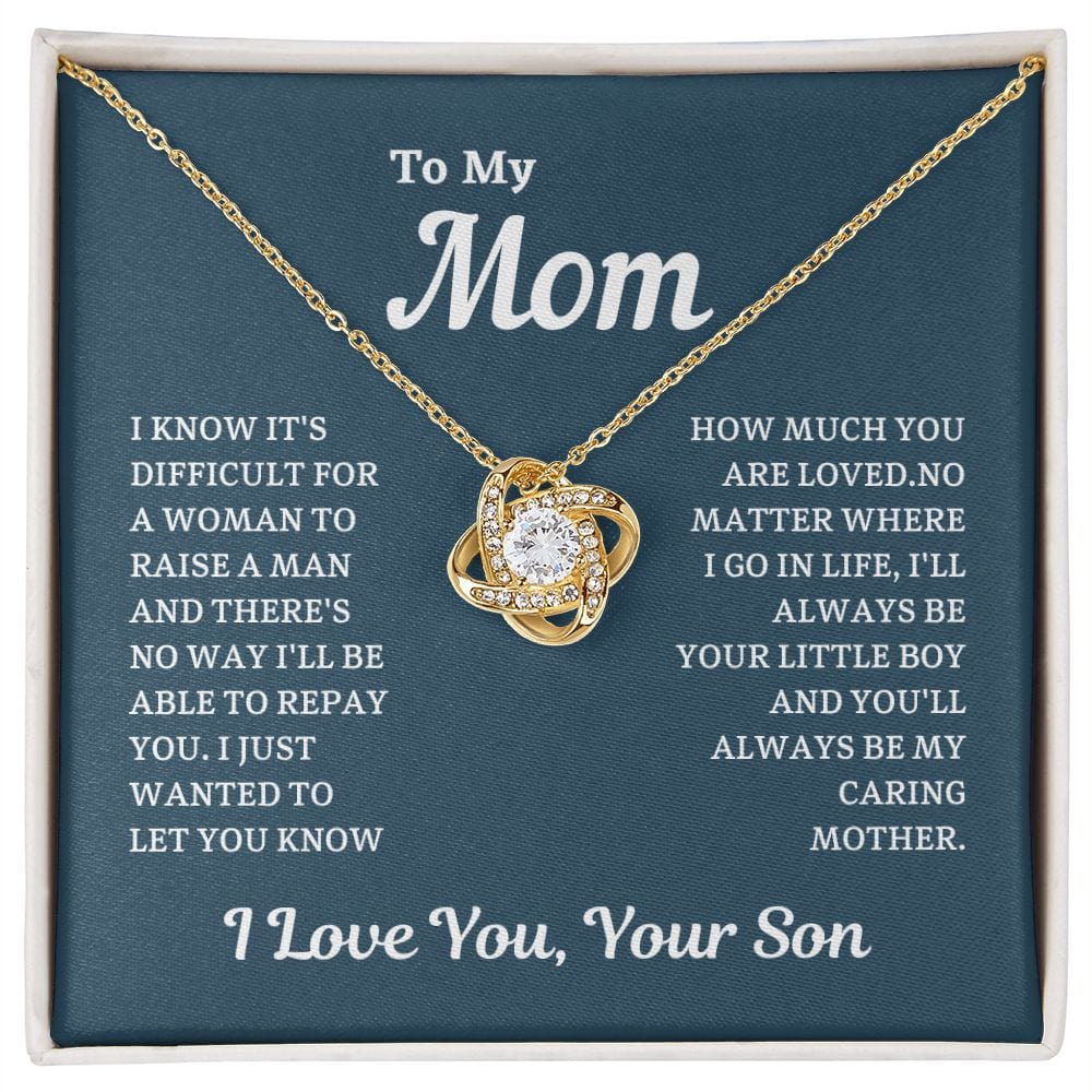 Mom - Loved Mother - Necklace