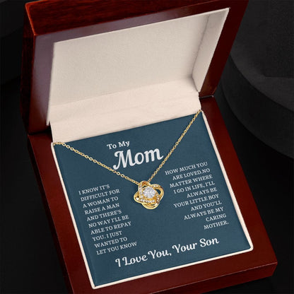 Mom - Loved Mother - Necklace