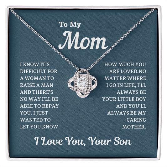 Mom - Loved Mother - Necklace