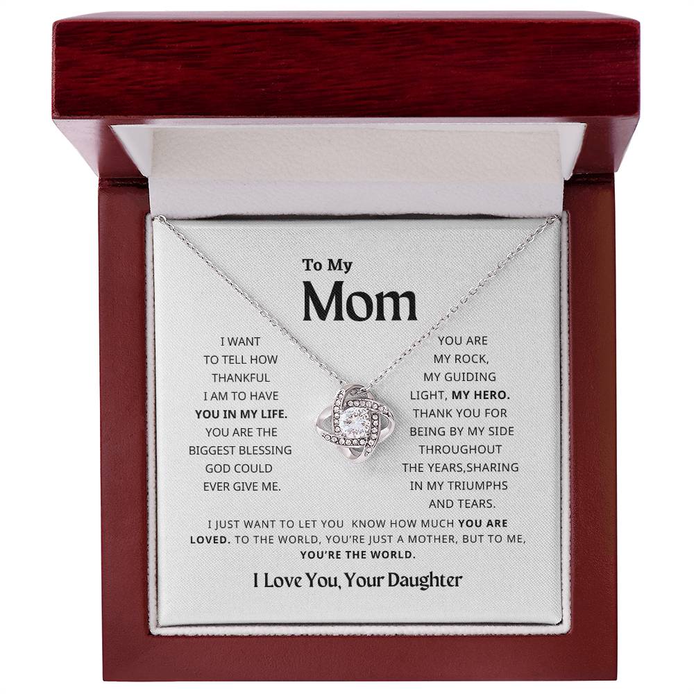 Mom - My Guiding Light - Necklace