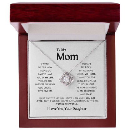 Mom - My Guiding Light - Necklace