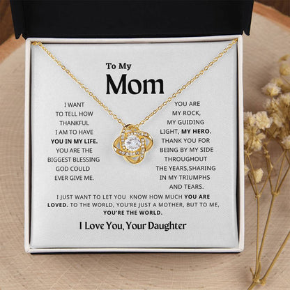 Mom - My Guiding Light - Necklace