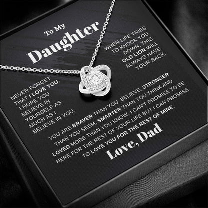 My Daughter - Braver Than You Believe - Necklace
