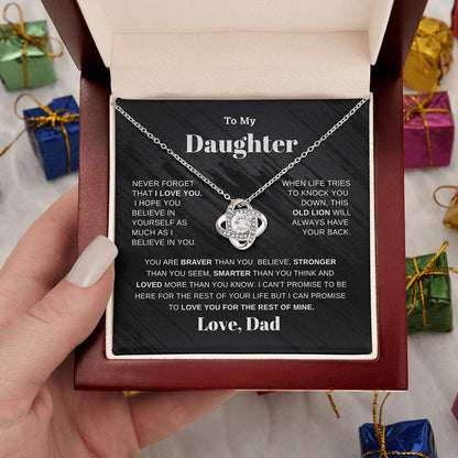 My Daughter - Braver Than You Believe - Necklace