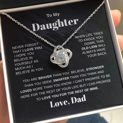 My Daughter - Braver Than You Believe - Necklace