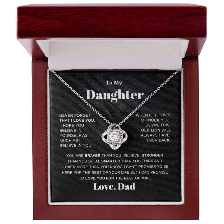 My Daughter - Braver Than You Believe - Necklace