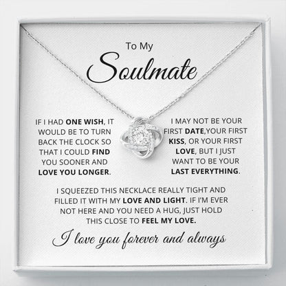 To My Beautiful Soulmate | Love Knot Necklace ❤️