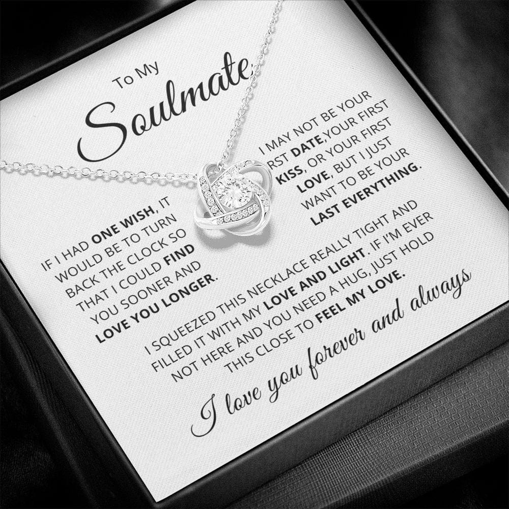 To My Beautiful Soulmate | Love Knot Necklace ❤️