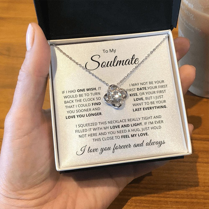 To My Beautiful Soulmate | Love Knot Necklace ❤️