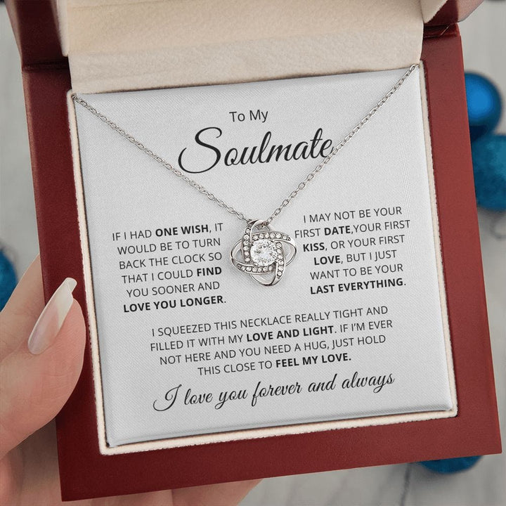 To My Beautiful Soulmate | Love Knot Necklace ❤️