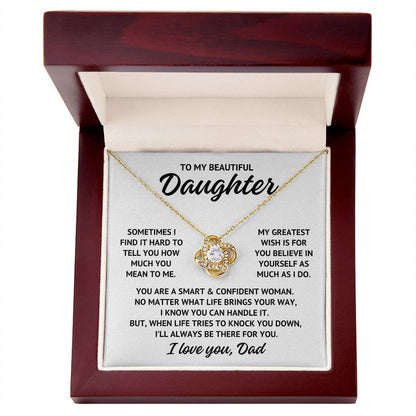 To My Daughter - My Greatest Wish - Necklace