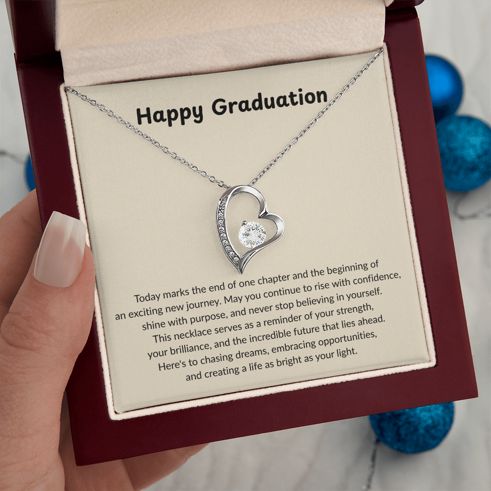 Happy Graduation - Forever Love Necklace - Gift Set  WH510