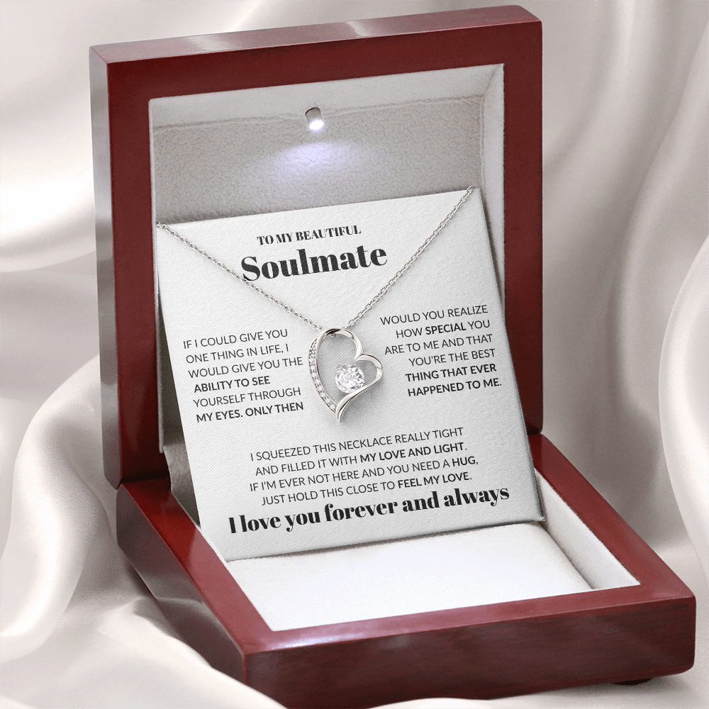 To My Beautiful Soulmate – Forever Love Necklace - WH502