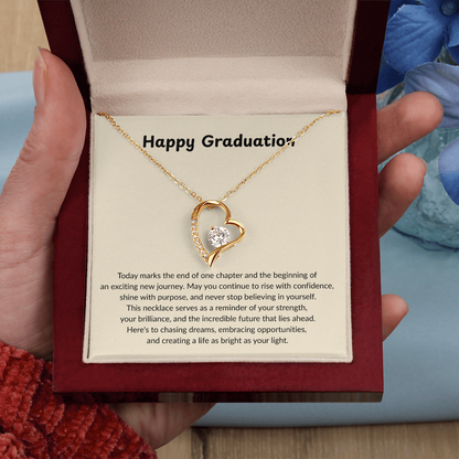 Happy Graduation - Forever Love Necklace - Gift Set  WH510