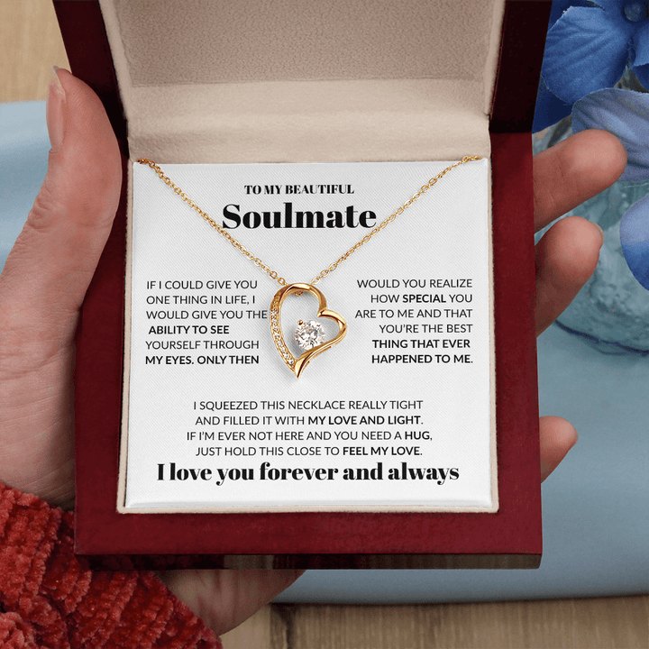 To My Beautiful Soulmate – Forever Love Necklace - WH502