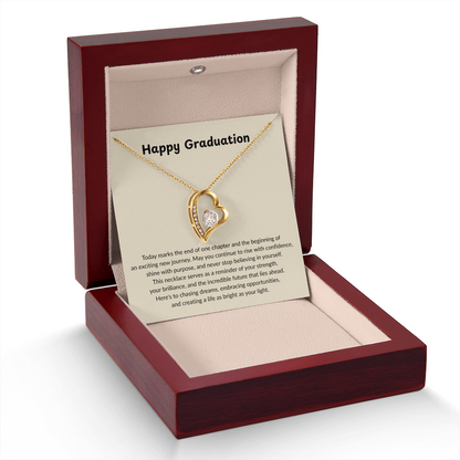 Happy Graduation - Forever Love Necklace - Gift Set  WH510