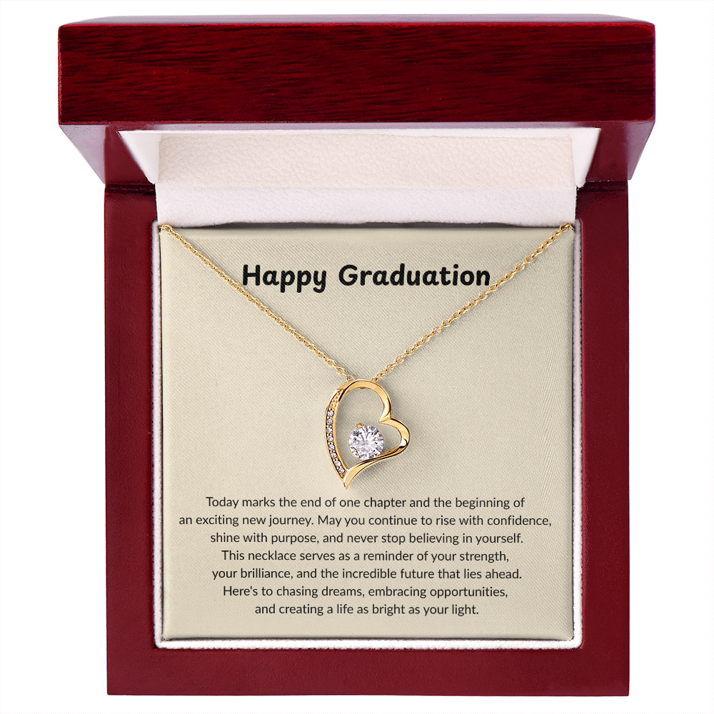 Happy Graduation - Forever Love Necklace - Gift Set  WH510
