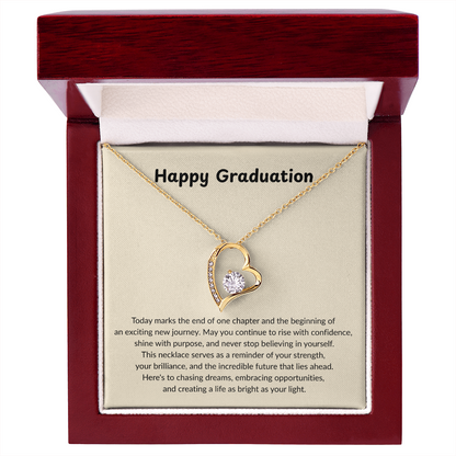 Happy Graduation - Forever Love Necklace - Gift Set  WH510