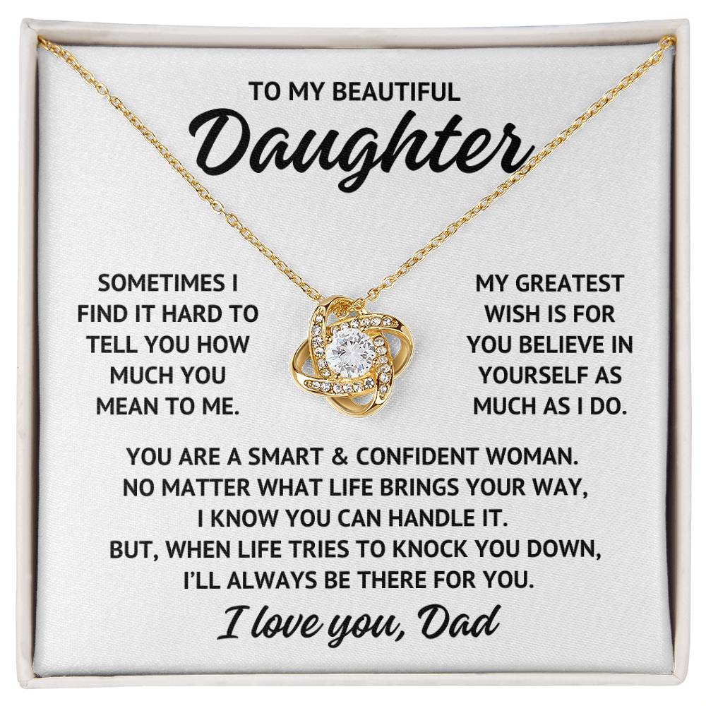 To My Daughter - My Greatest Wish - Necklace