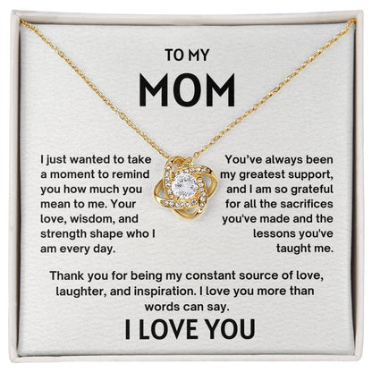 Mom Gift - My Source Of Love Necklace