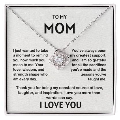Mom Gift - My Source Of Love Necklace