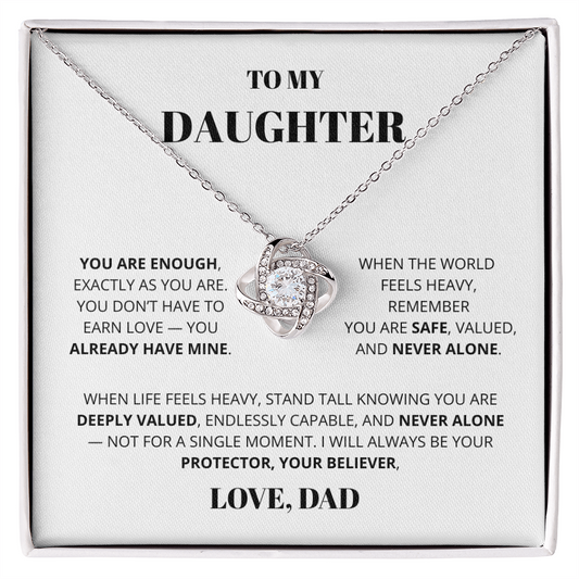 To My Daughter – Your Protector, Your Believer -  Love, Dad