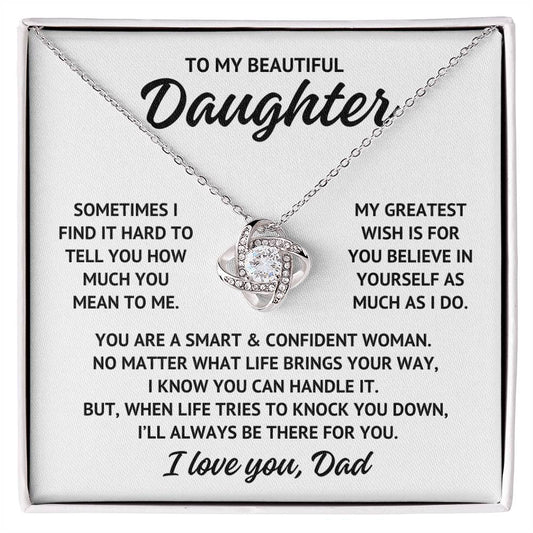 To My Daughter - My Greatest Wish - Necklace