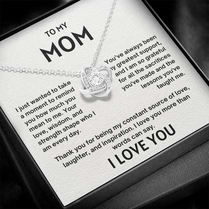 Mom Gift - My Source Of Love Necklace