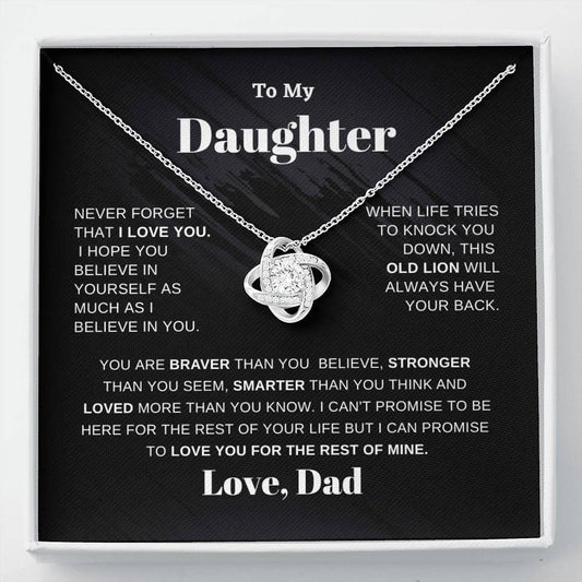 My Daughter - Braver Than You Believe - Necklace