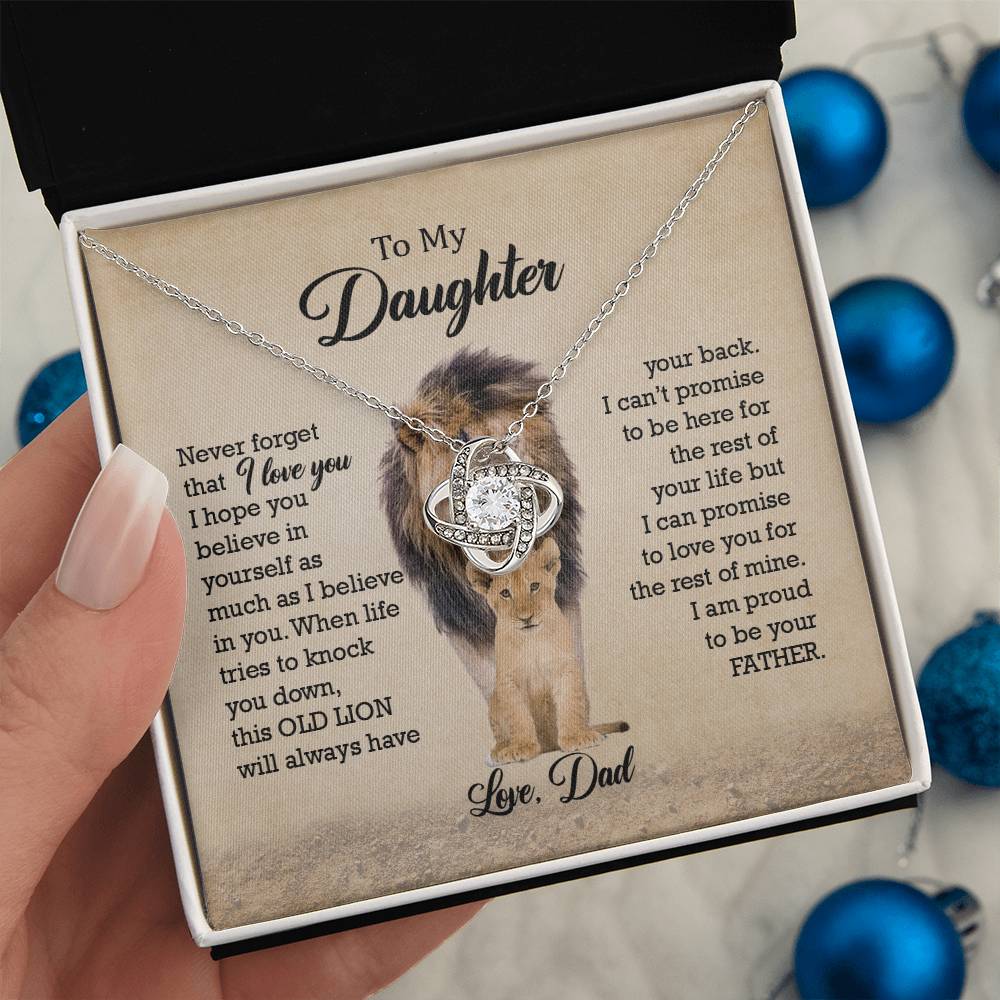 Gift for daughter - Proud father - Necklace