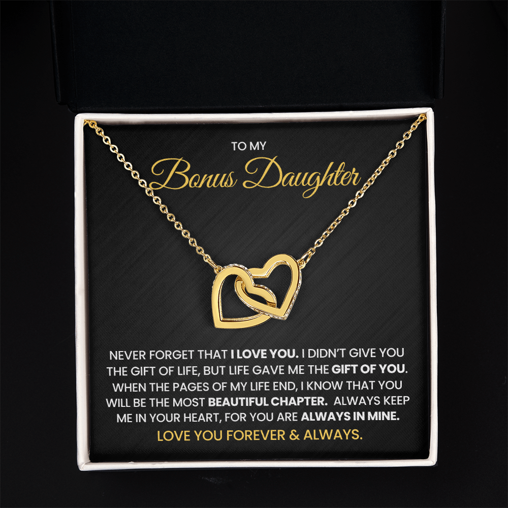 To My Bonus Daughter - Necklace Gift Set - WH512