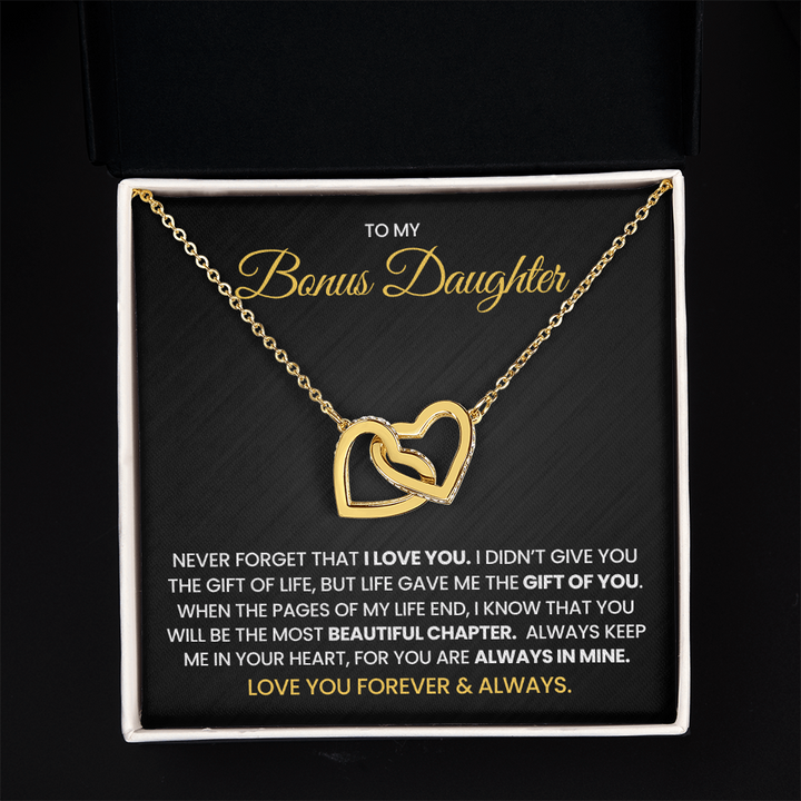 To My Bonus Daughter - Necklace Gift Set - WH512