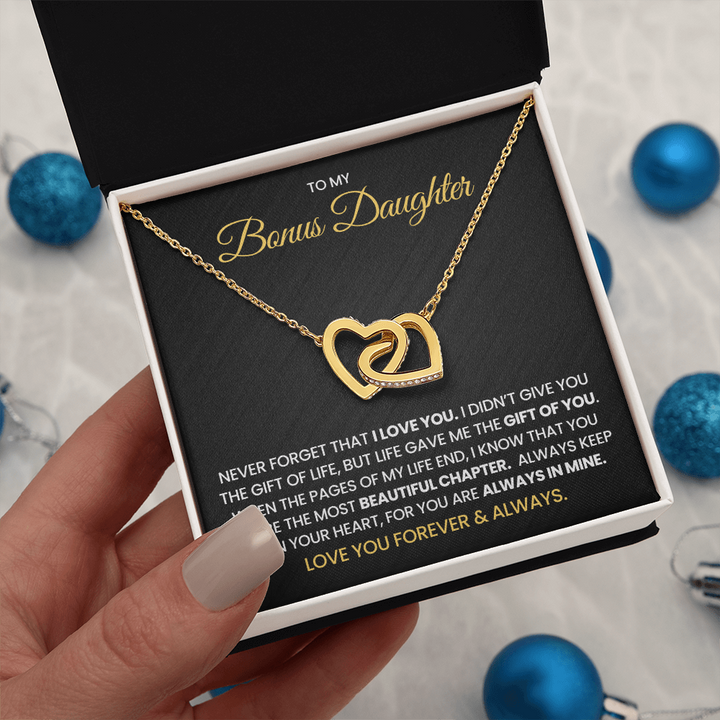 To My Bonus Daughter - Necklace Gift Set - WH512