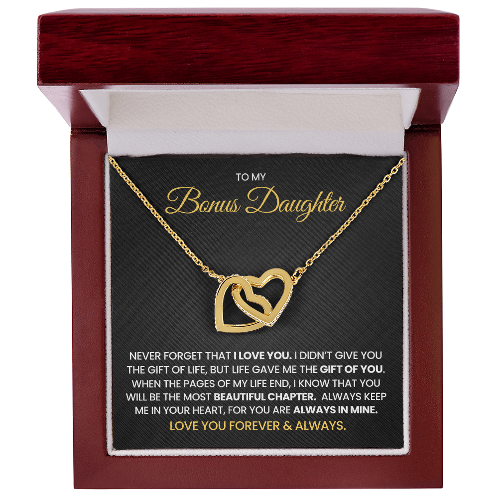To My Bonus Daughter - Necklace Gift Set - WH512