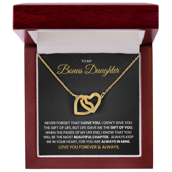 To My Bonus Daughter - Necklace Gift Set - WH512