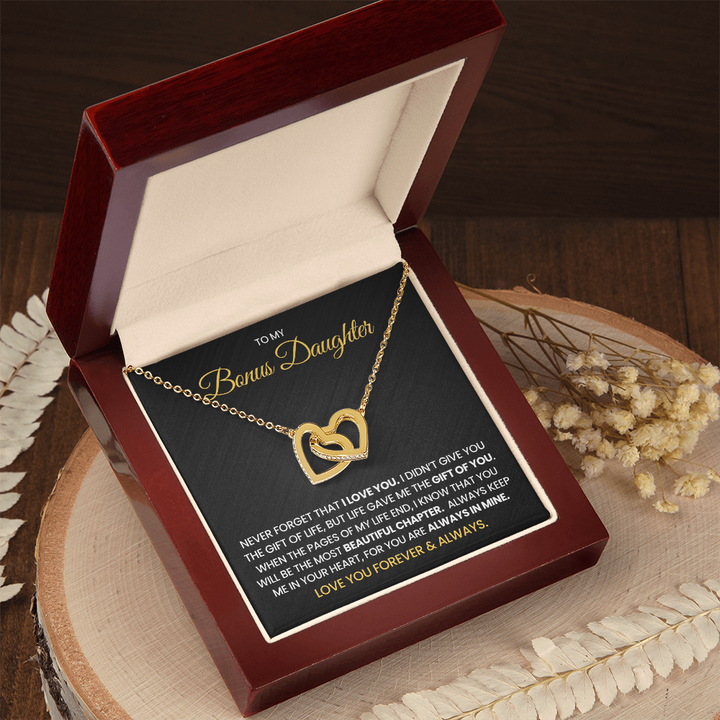 To My Bonus Daughter - Necklace Gift Set - WH512