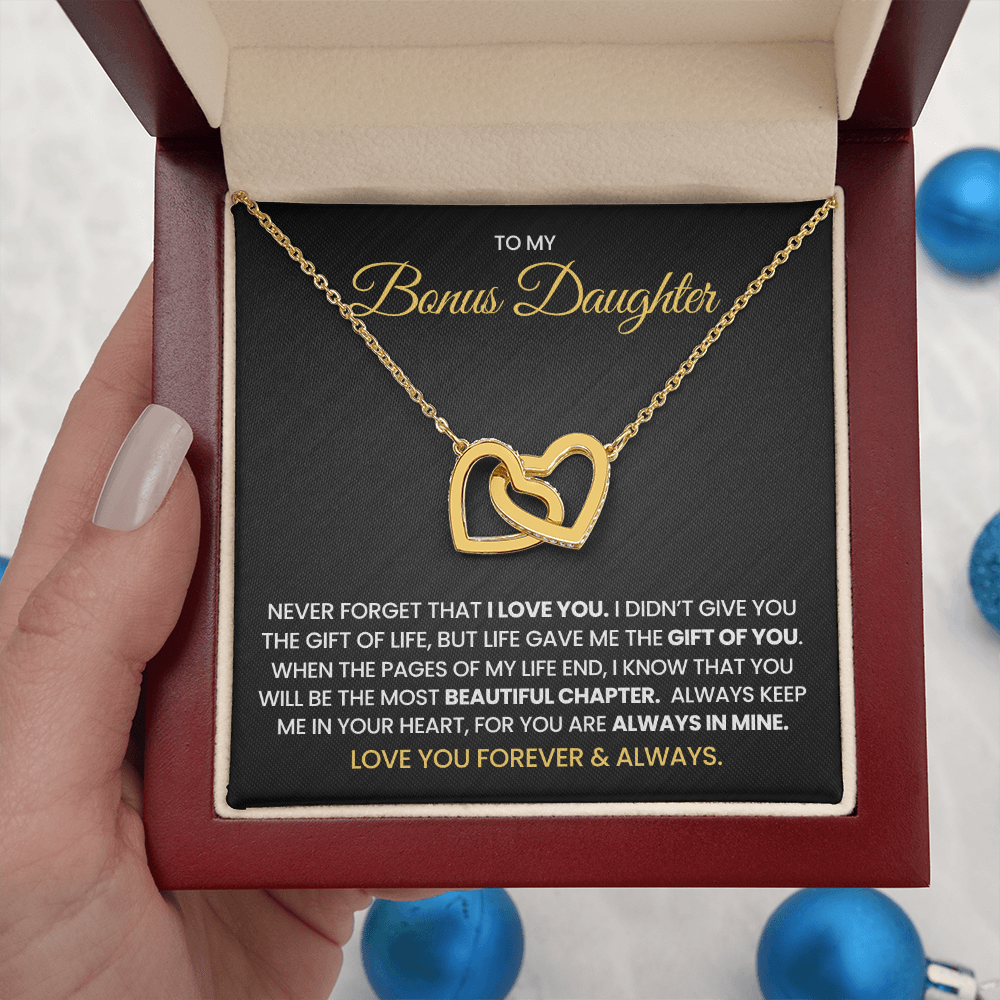 To My Bonus Daughter - Necklace Gift Set - WH512