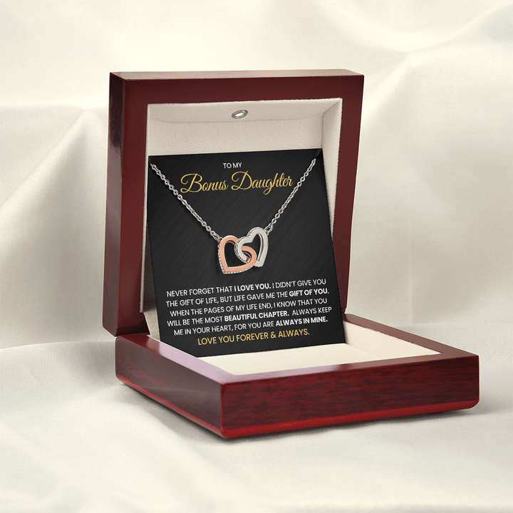 To My Bonus Daughter - Necklace Gift Set - WH512