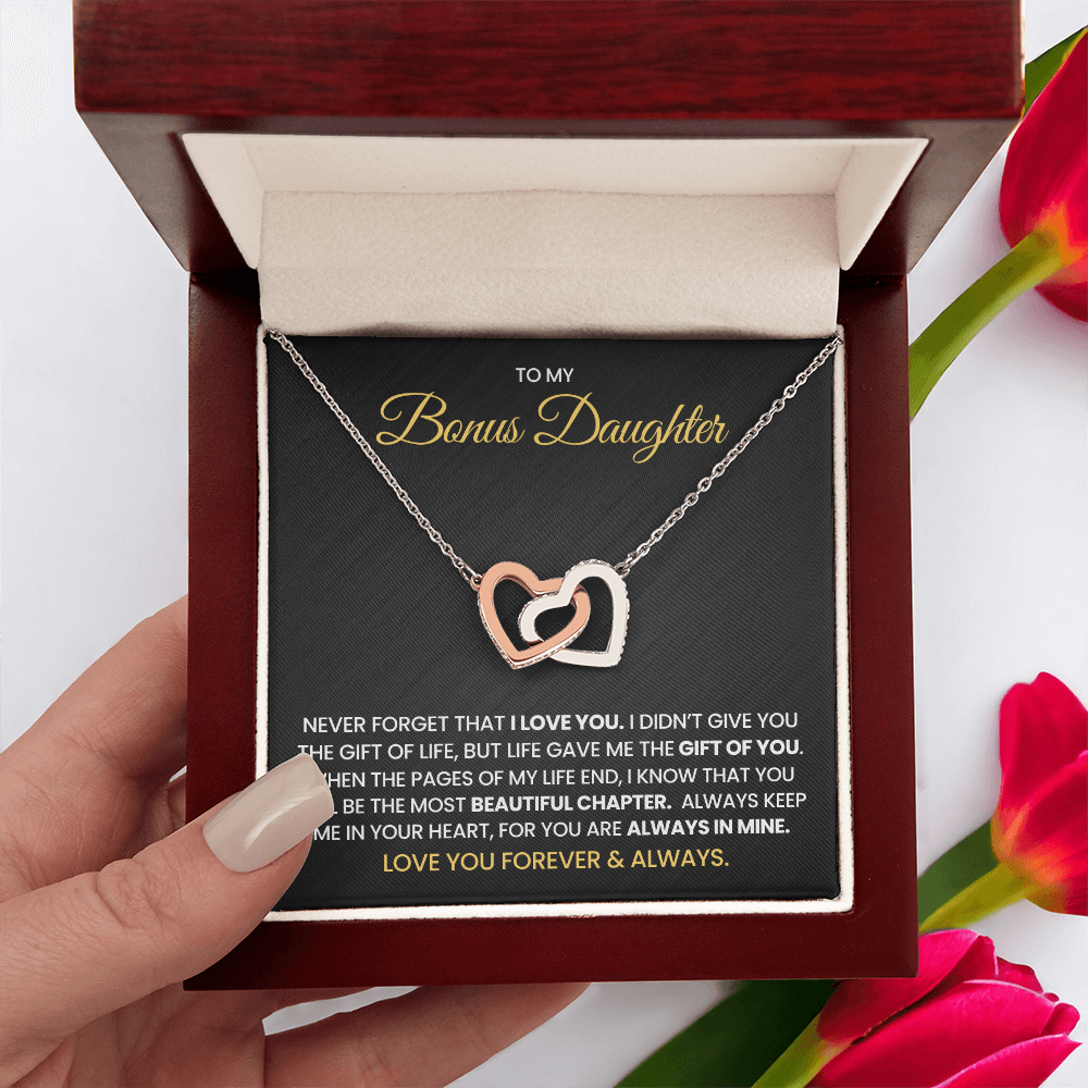 To My Bonus Daughter - Necklace Gift Set - WH512