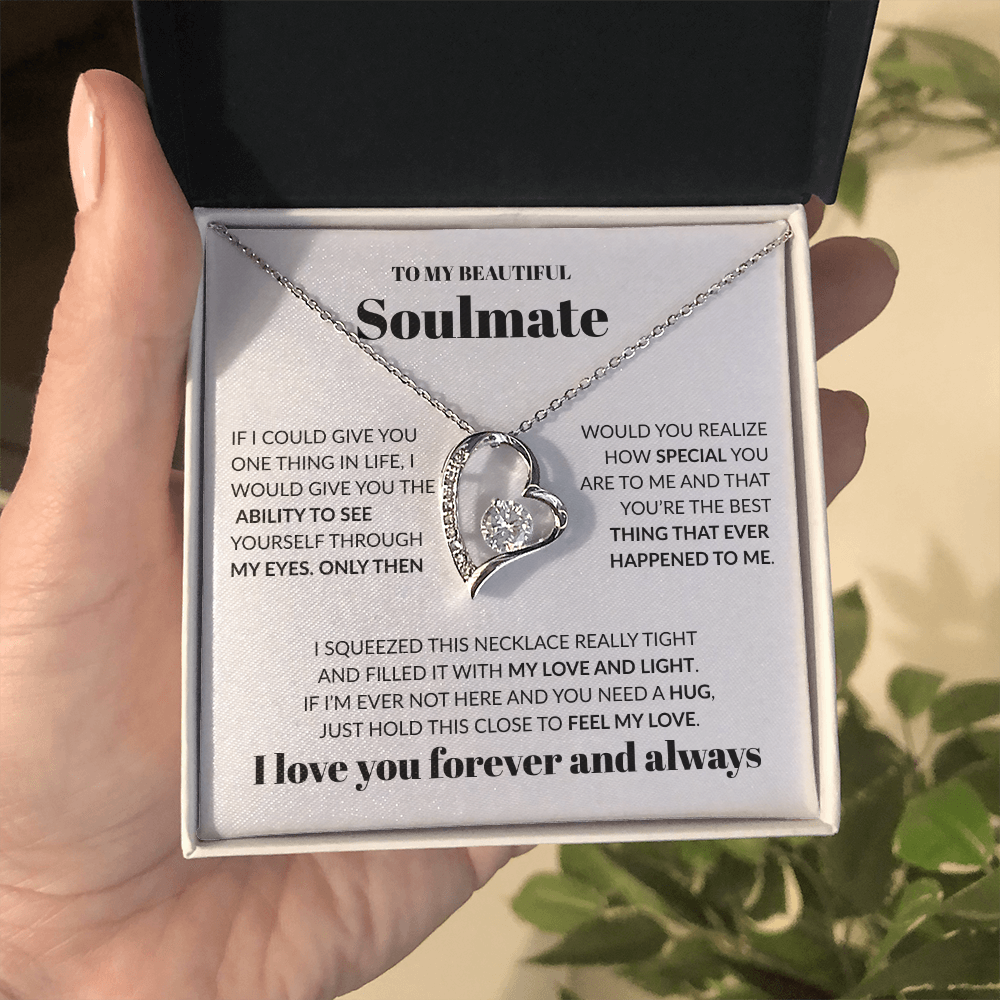 To My Beautiful Soulmate – Forever Love Necklace - WH502