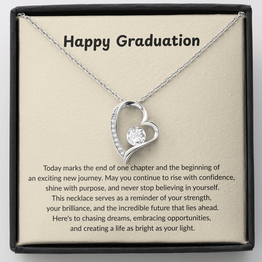 Happy Graduation - Forever Love Necklace - Gift Set  WH510